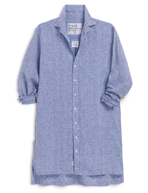 HUNTER Blue Hearts , Italian Classic Linen, front view