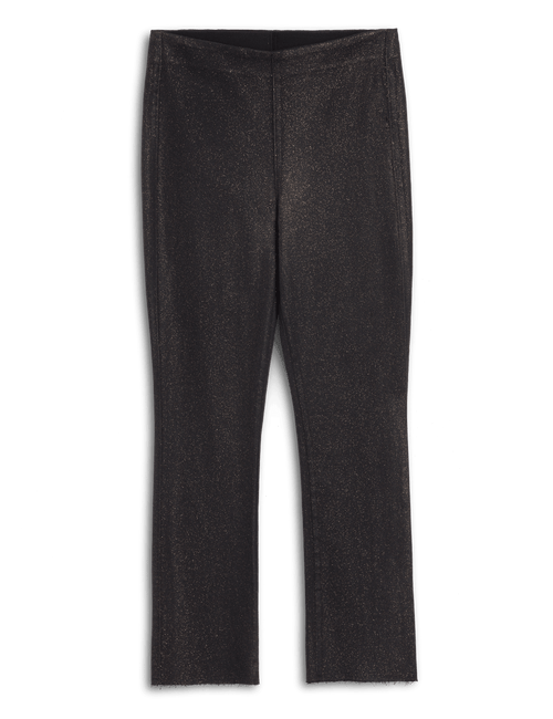 DERRY ILLUSION Black with Gold Glitter Wax, Italian Waxed Denim, view 4