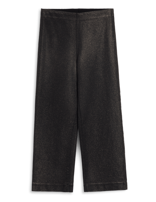 WESTPORT ILLUSION Black with Gold Glitter Wax, Italian Waxed Denim, front view