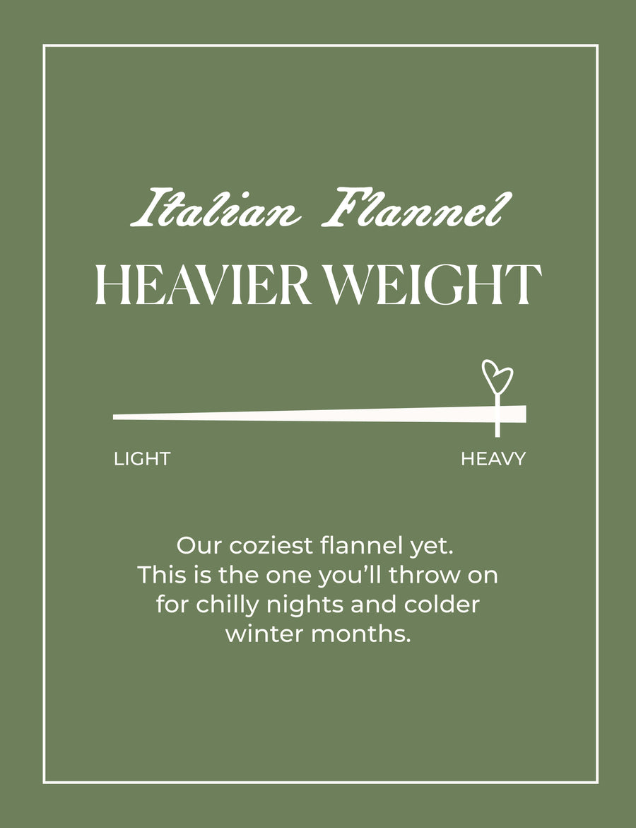 PIPER Cream and Camel Plaid, Italian Flannel