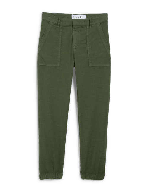 JAMESON Hunter Green, Italian Performance Linen, view 4