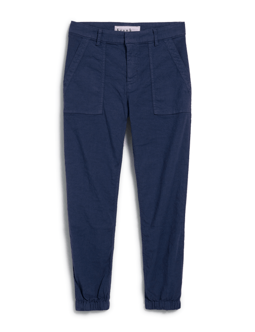 JAMESON Summer Navy, Italian Performance Linen, view 6
