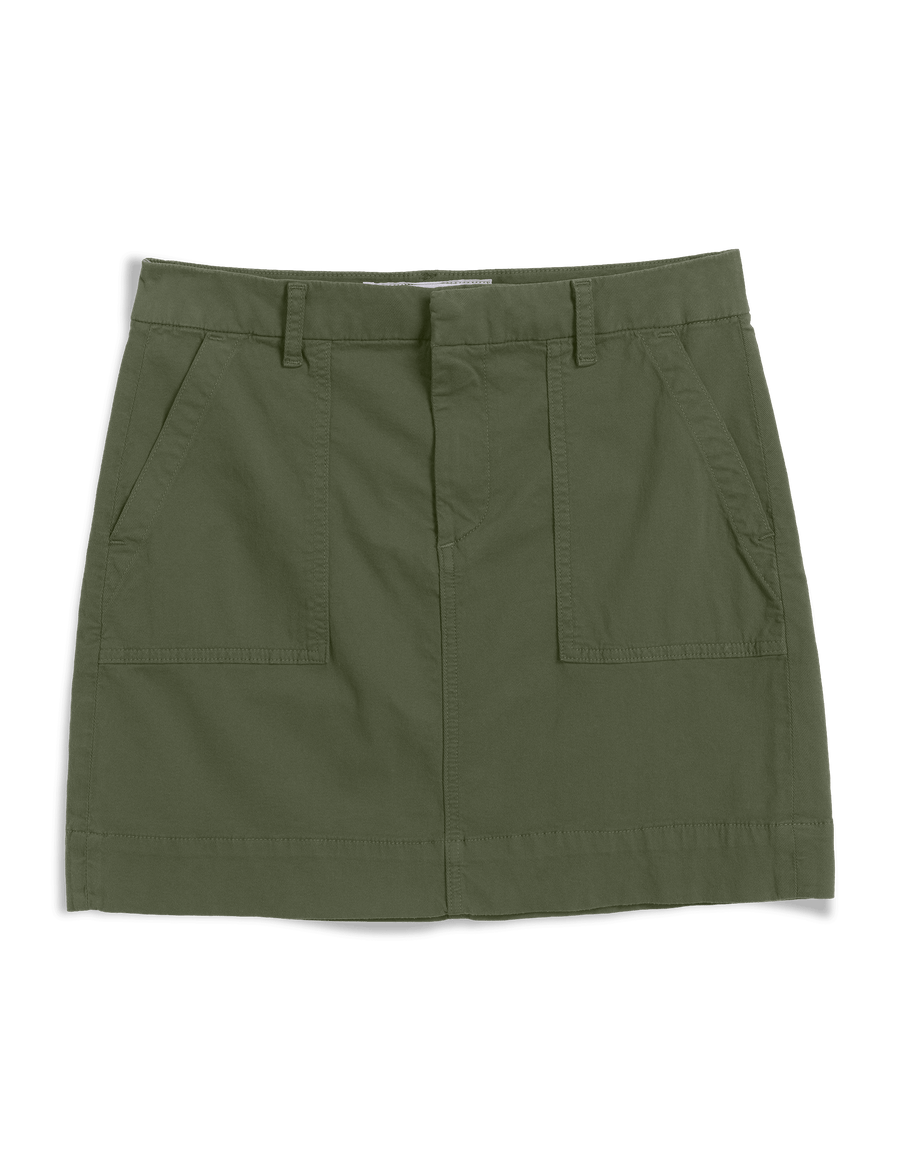 Jameson Skirt, Utility Skirt, Green | Frank & Eileen