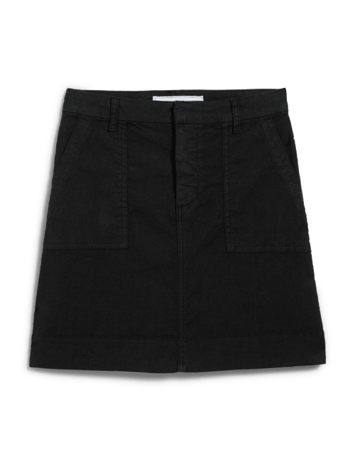 JAMESON SKIRT Black, Italian Performance Linen, view 6
