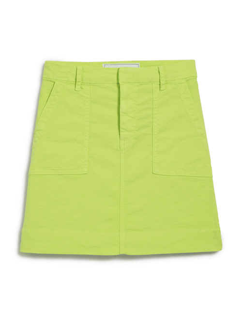 JAMESON SKIRT Limoncello, Italian Performance Linen, view 4