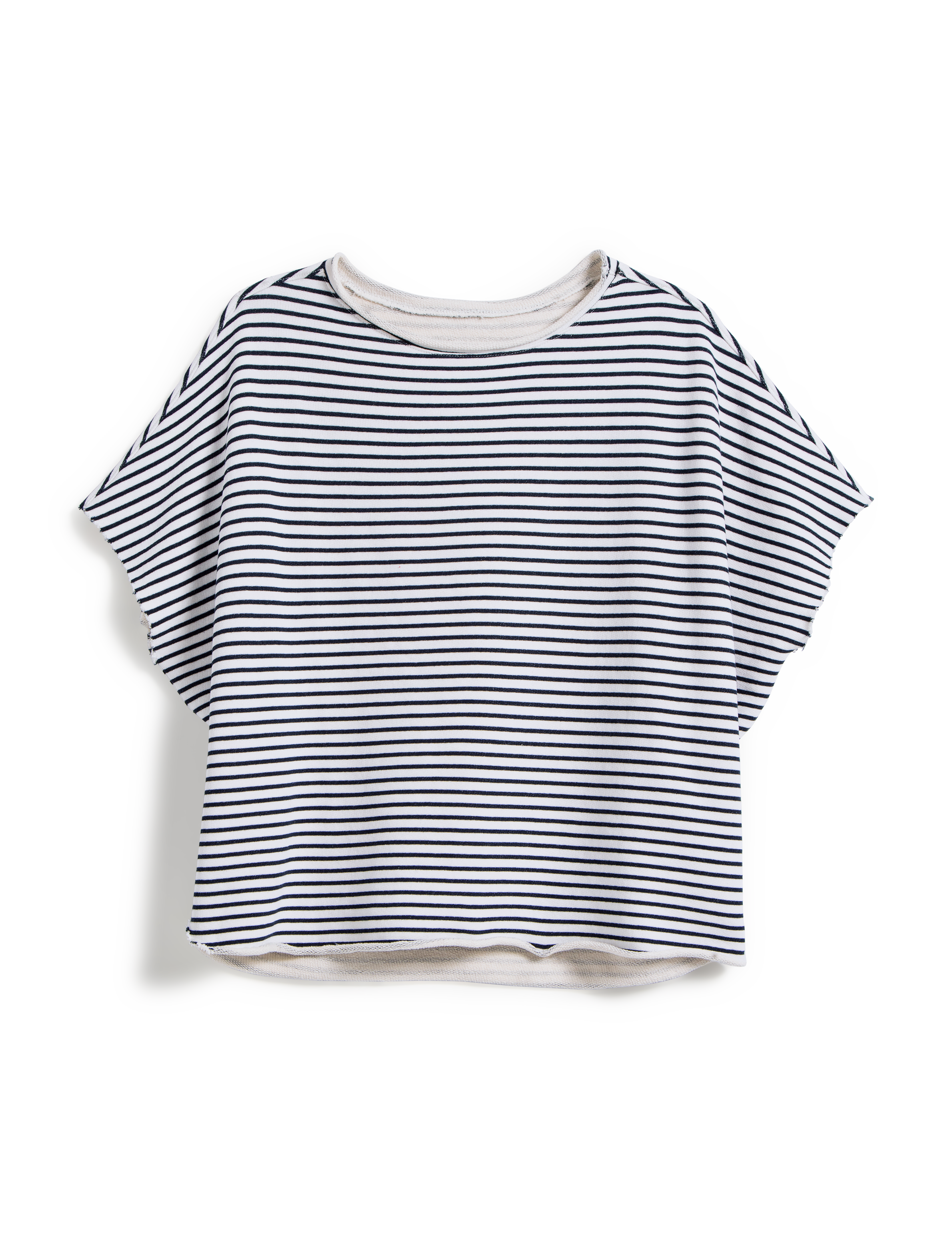 OLIVE Navy French Stripe, Triple Fleece