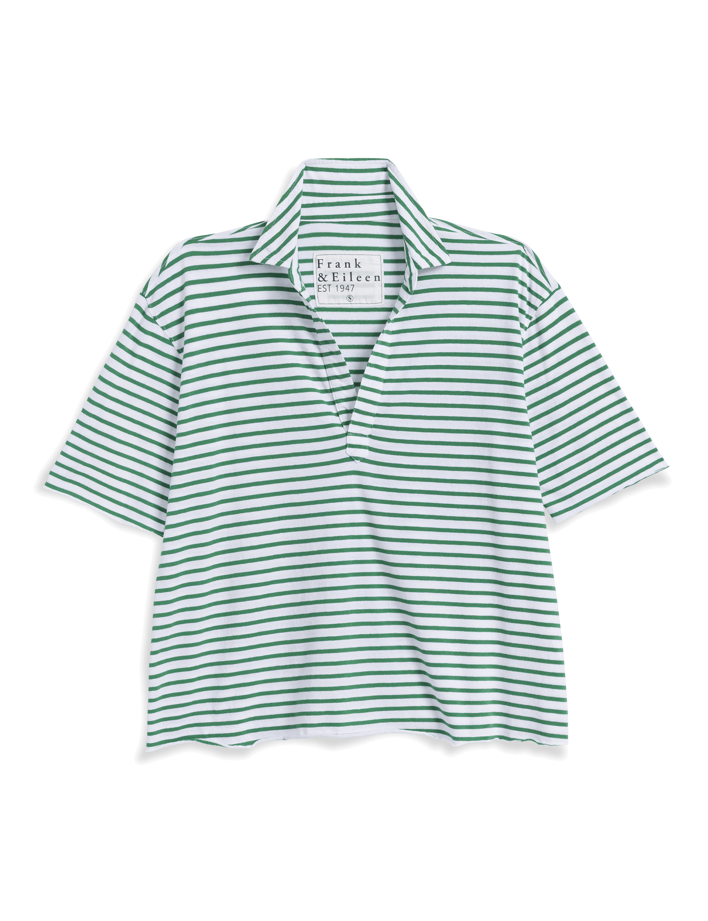 PATTY Green and White Stripe, Vintage Jersey, view 4