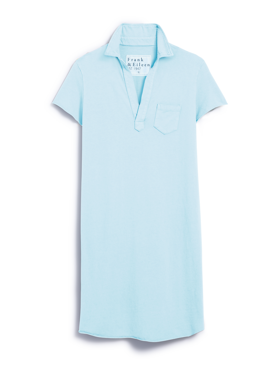 blue dress for baby girl Lauren, Polo Dress, Light Blue