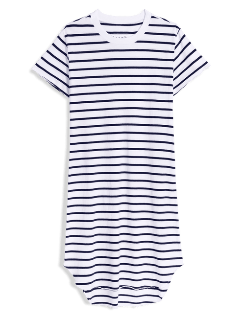 MINI HARPER Wide Navy French Stripe, Vintage Jersey, view 6