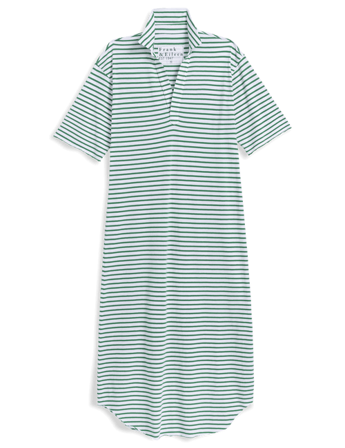 EMMA Green and White Stripe, Vintage Jersey, view 6