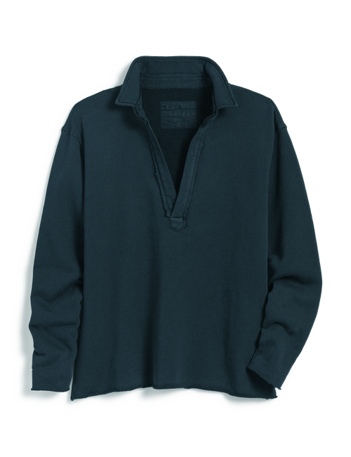 PATRICK Vintage Navy, Triple Terry, front view