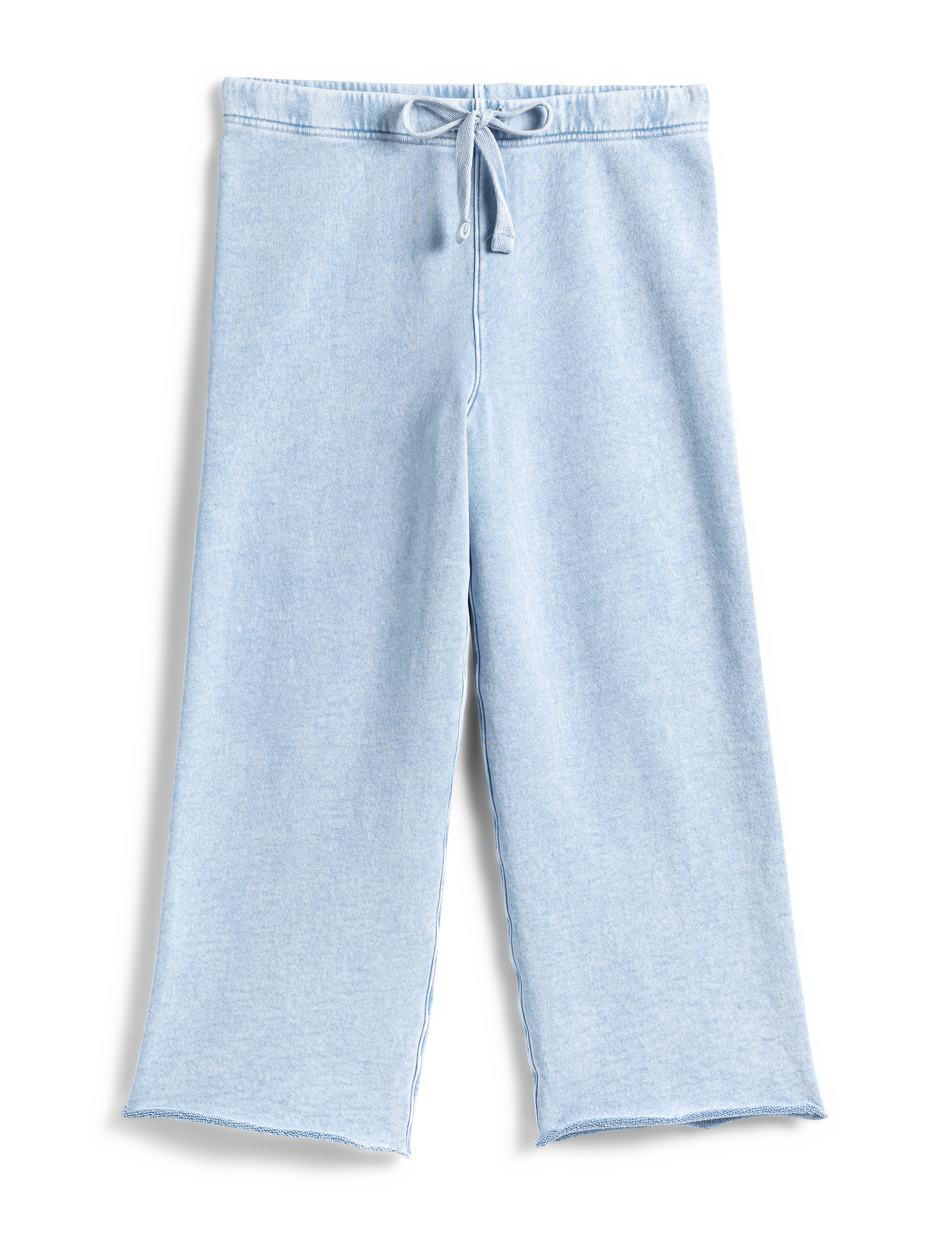 Flat front of Light Blue Frank & Eileen Catherine Favorite Sweatpant in Triple Fleece