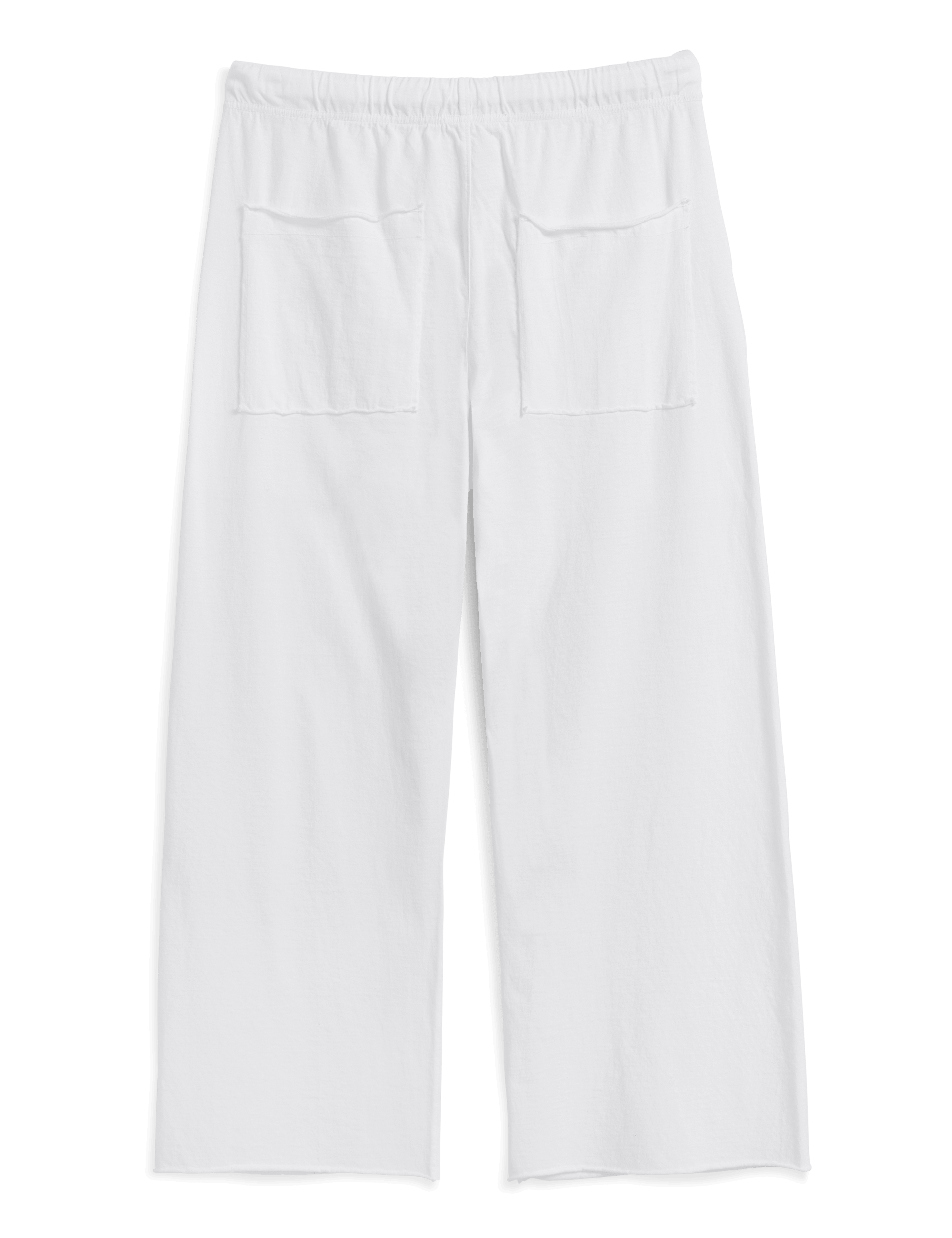 White pants on a white background, view 6