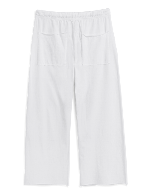 White pants on a white background, view 6