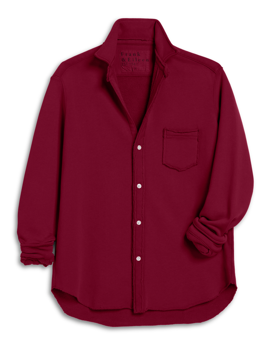 Frank & Eileen Red ハイネック トレーナー Eileen, Sweatshirt Button Frank & Eileen Red ハイネック トレーナー Eileen, Sweatshirt Button
