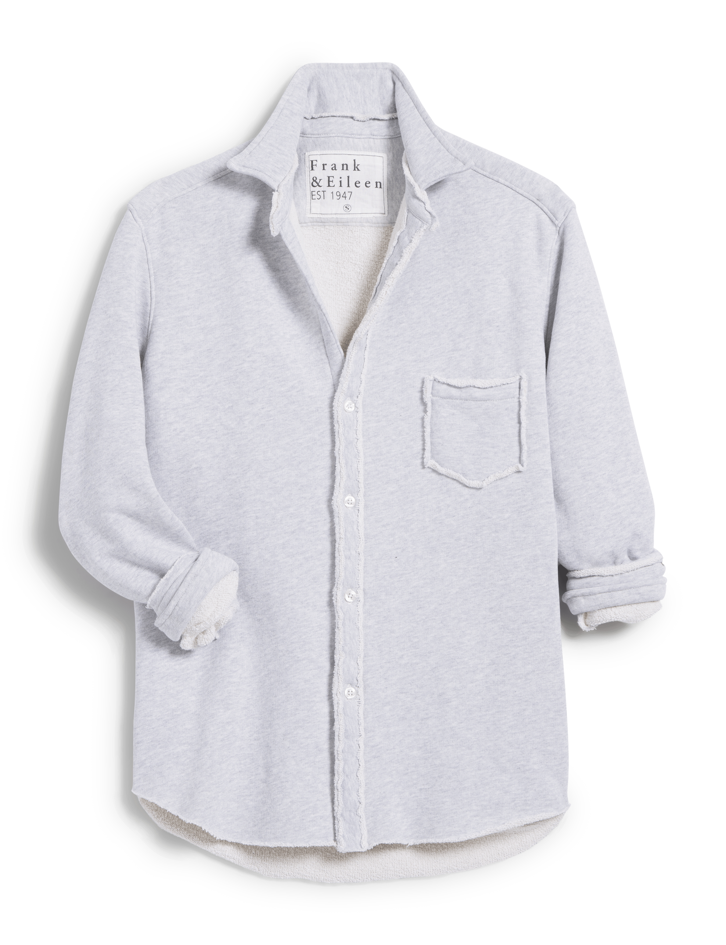 EILEEN Gray Melange, Triple Fleece