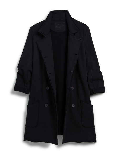 BELFAST TRENCH Black, Triple Terry, view 4