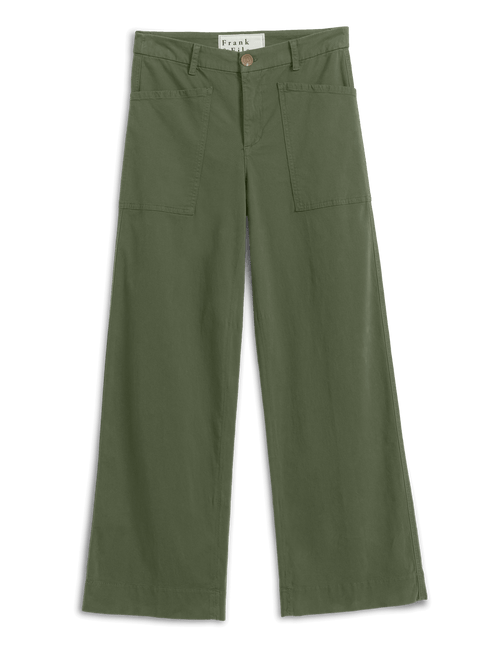 LIMERICK 31" Army, Italian Peached Twill, front view