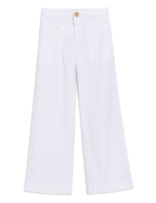 LIMERICK White, Italian Peached Twill, view 4