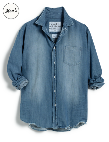 Luke, Men's Button-Up Shirt, White | Frank & Eileen