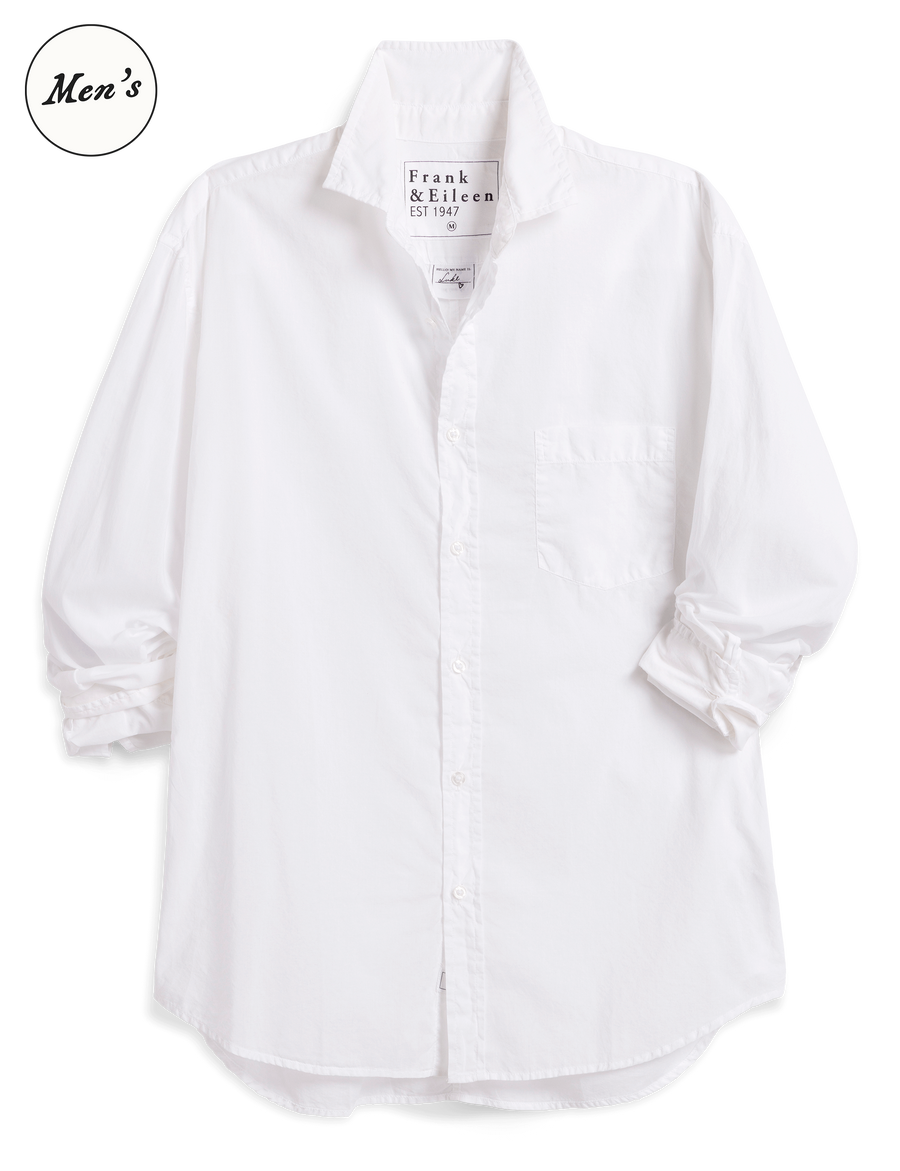 Luke, Men's Button-Up Shirt, White | Frank & Eileen