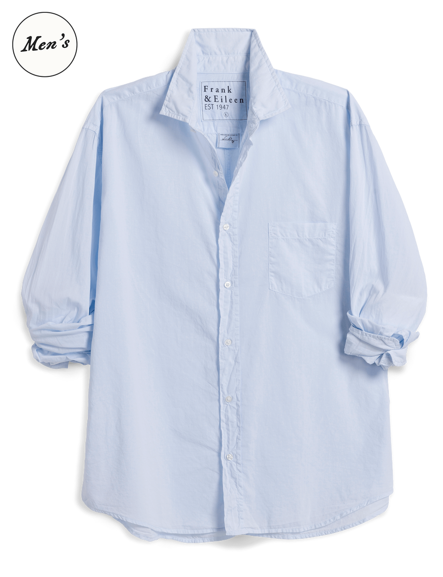 Luke, Men's Button-Up Shirt, Light Blue | Frank & Eileen