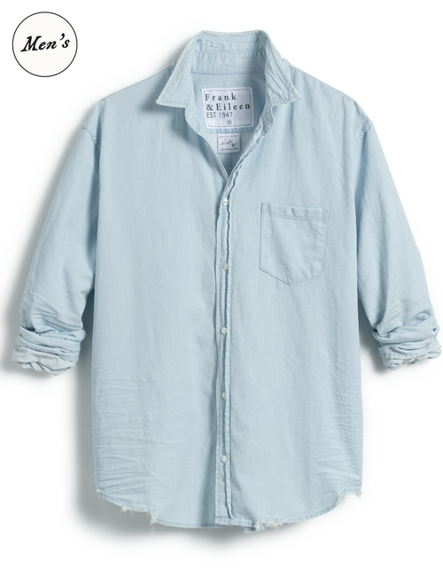 LUKE Classic Blue Tattered Wash, Famous Denim, front view