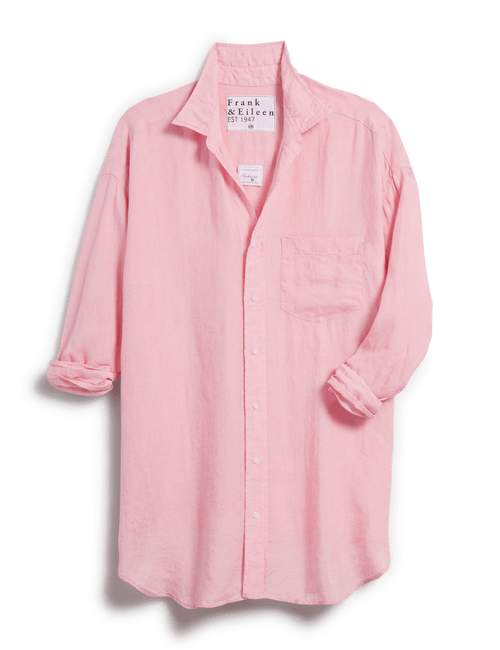 MACKENZIE Bubblegum Pink, Italian Classic Linen, front view