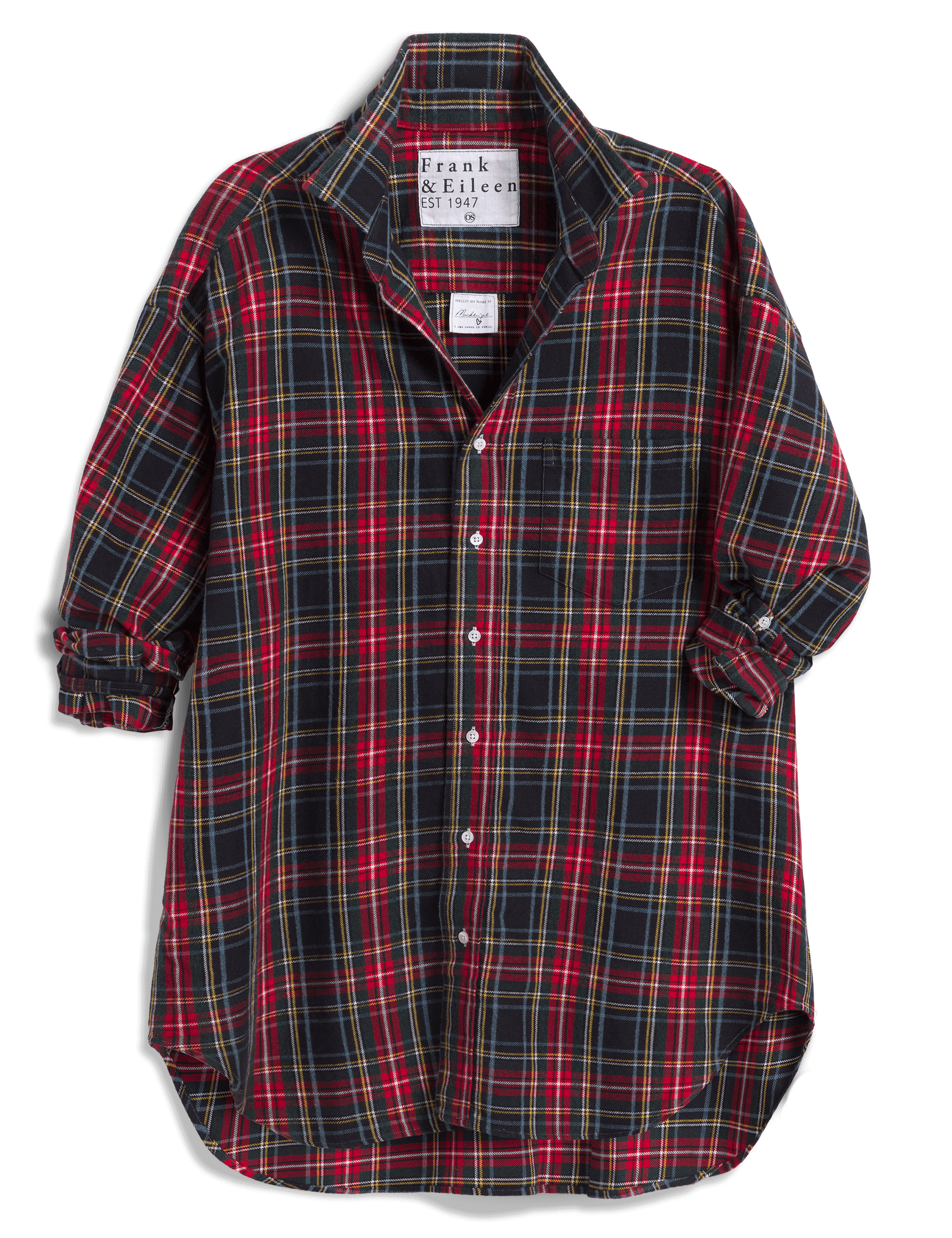 MACKENZIE Red Multi Plaid, Italian Flannel
