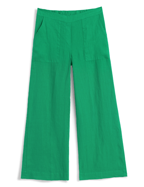 MADELINE Kelly Green, Washed Linen, view 4
