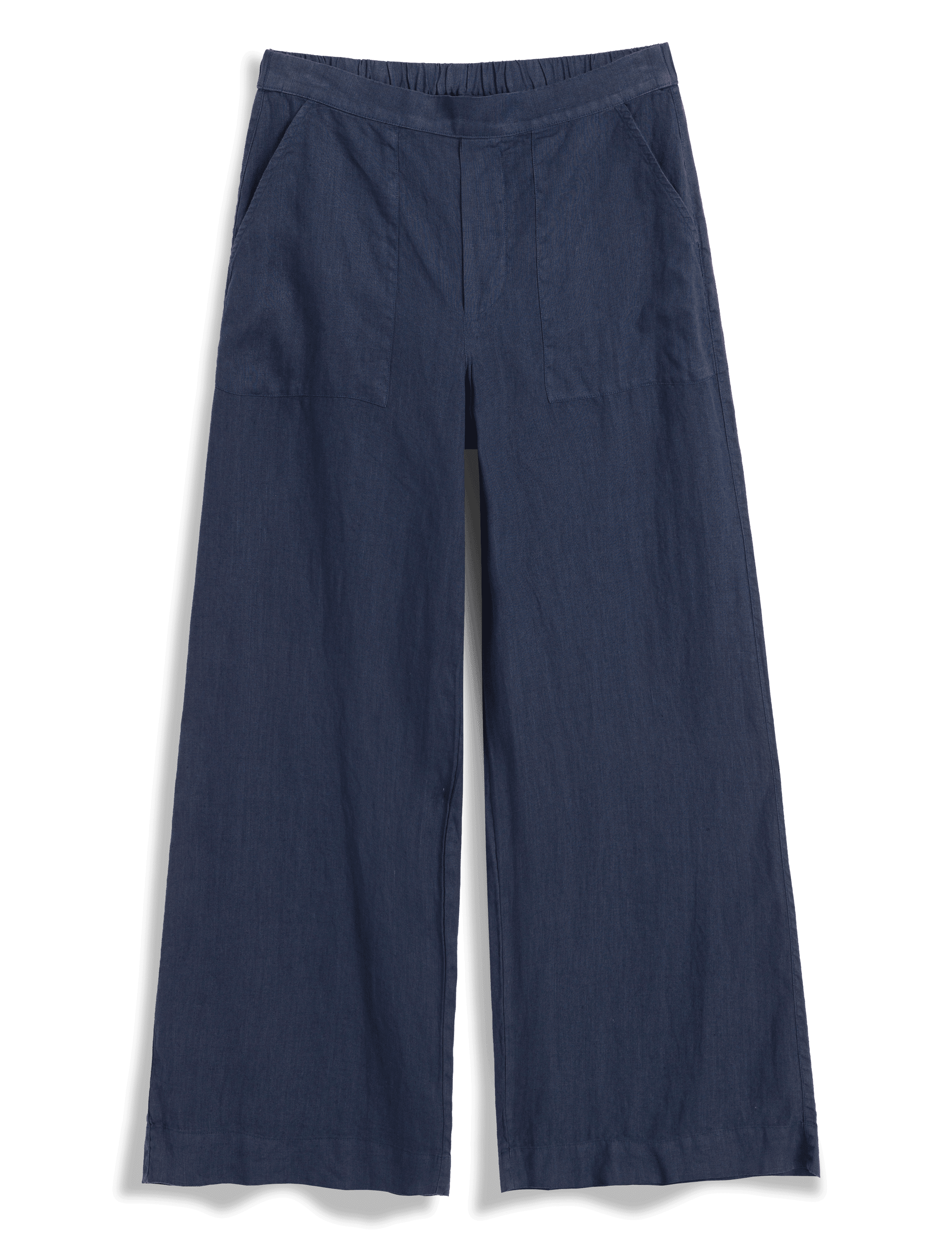 MADELINE Navy, Washed Linen, view 4