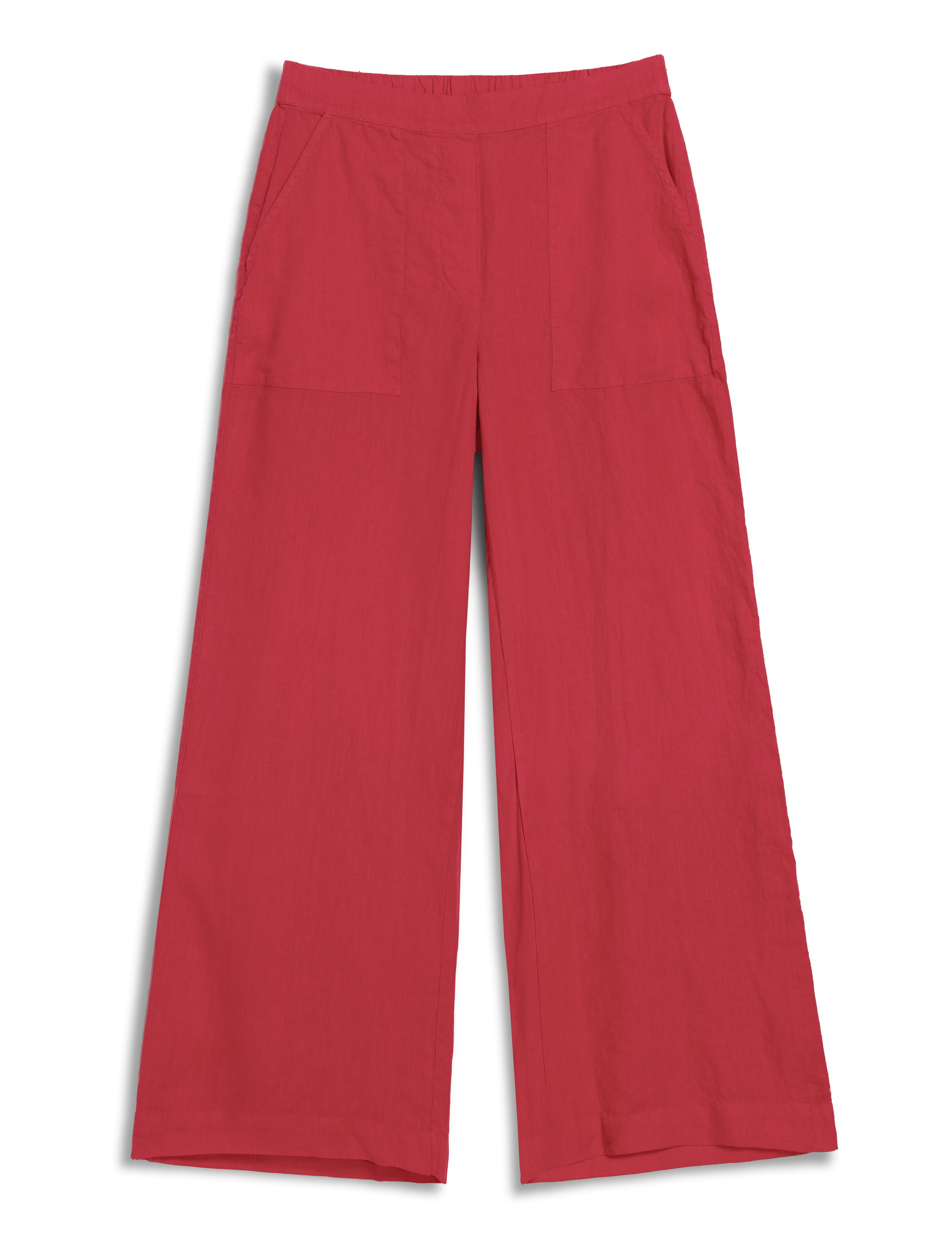 Red pants on a white background, view 4