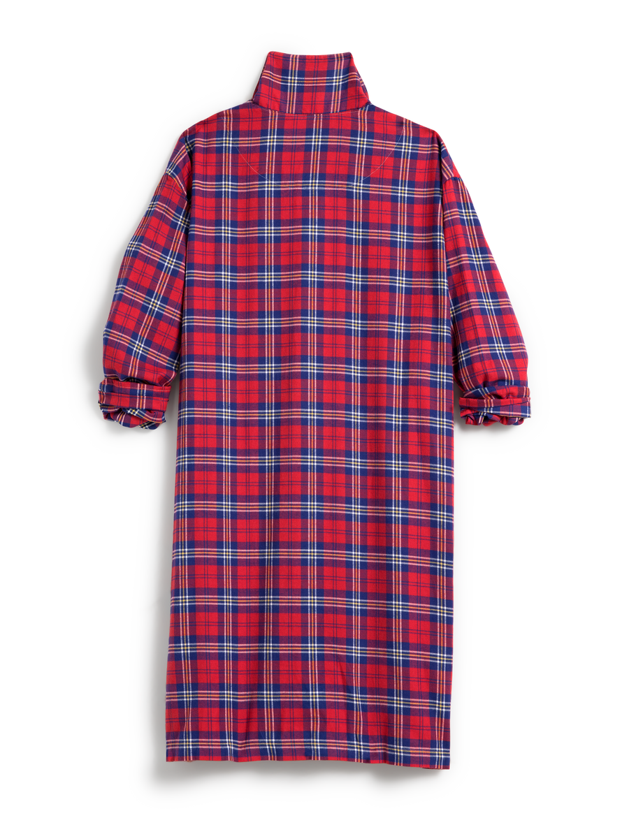 Penny, Pajama Nightshirt, Blue and Red Plaid Frank & Eileen