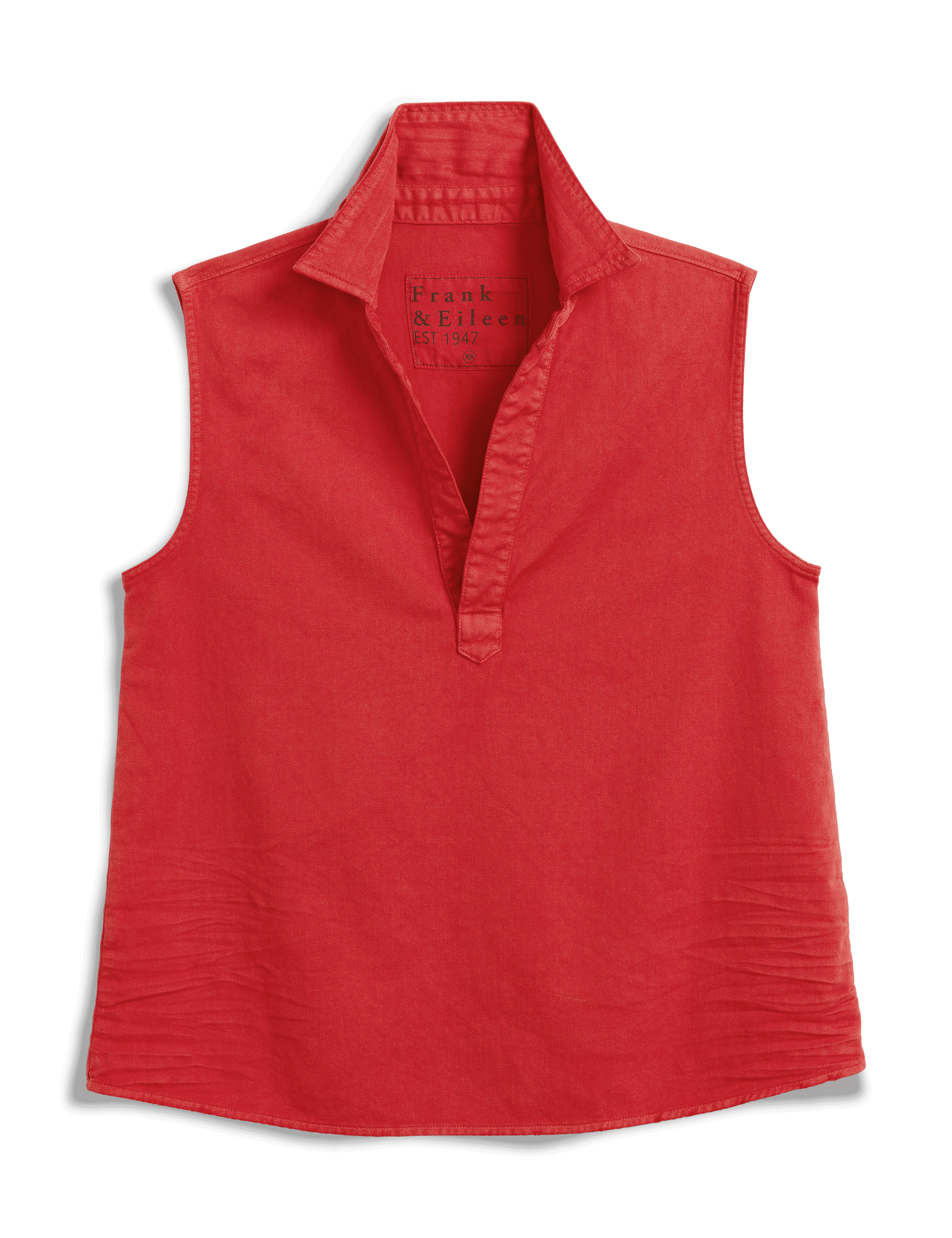 Red shirt on a transparent background, view 6