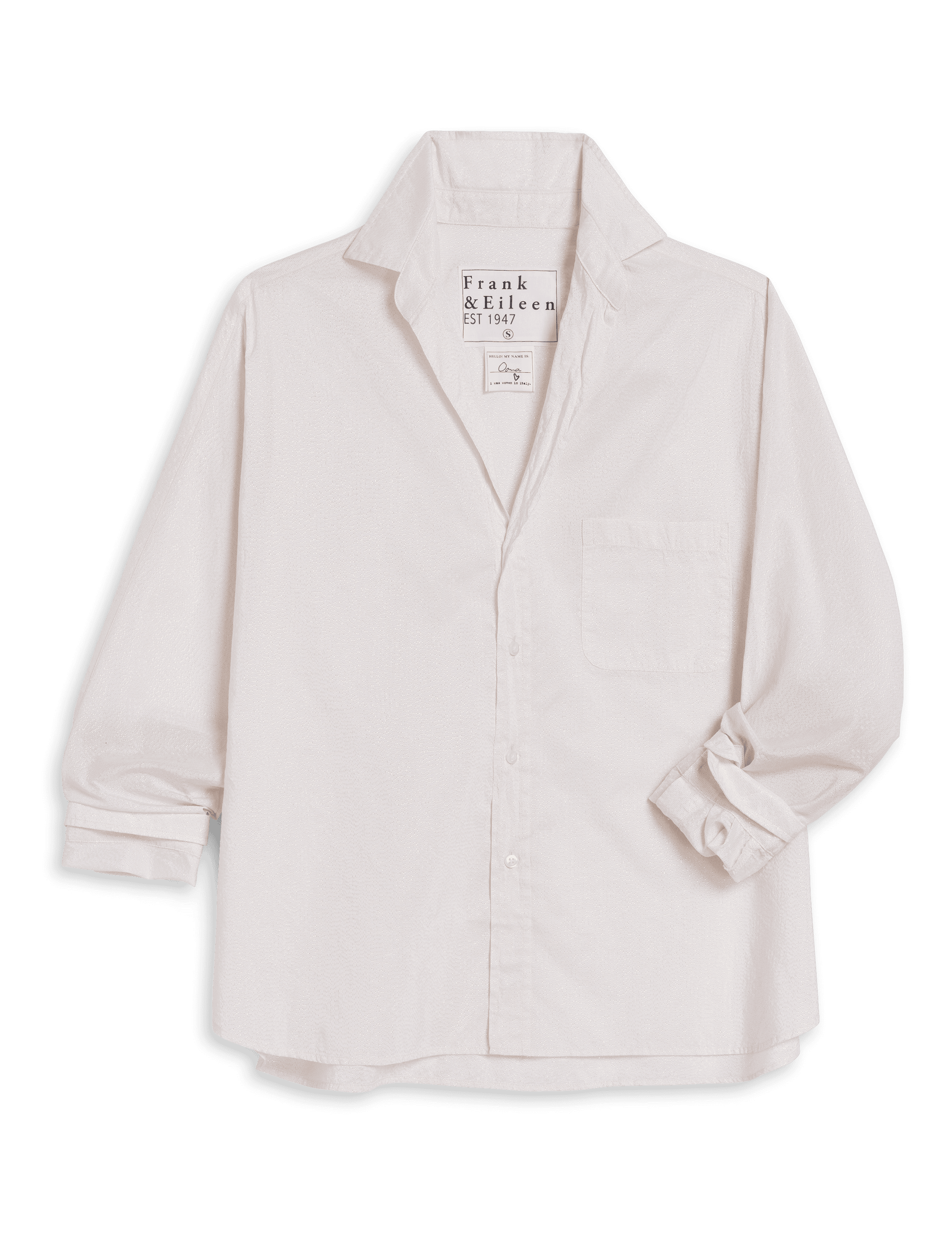 OONA Cream with Gold Glitter, Italian Cotton