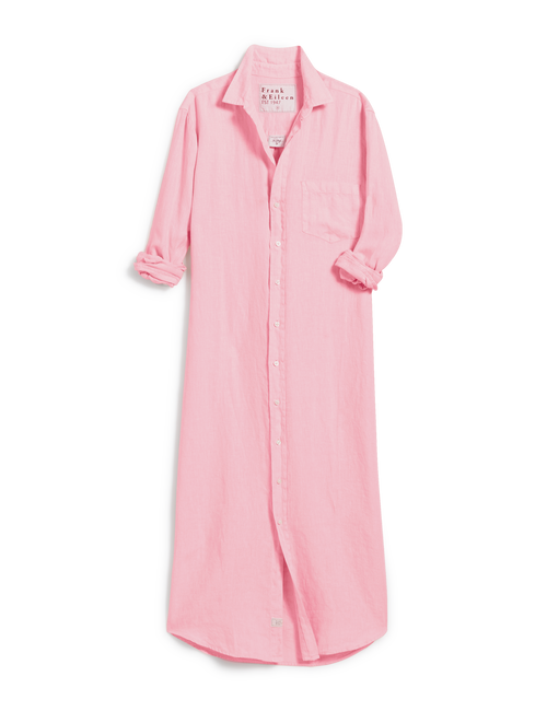 RORY Bubblegum Pink, Italian Classic Linen, view 4