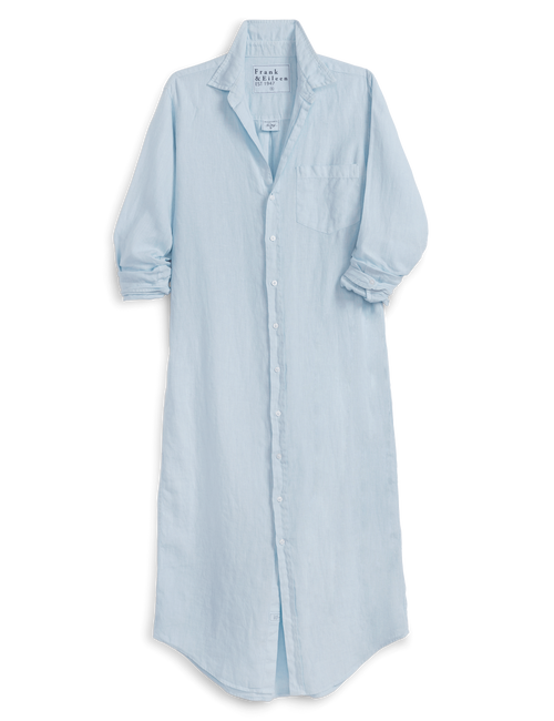 Rory, Maxi Shirtdress, Light Blue