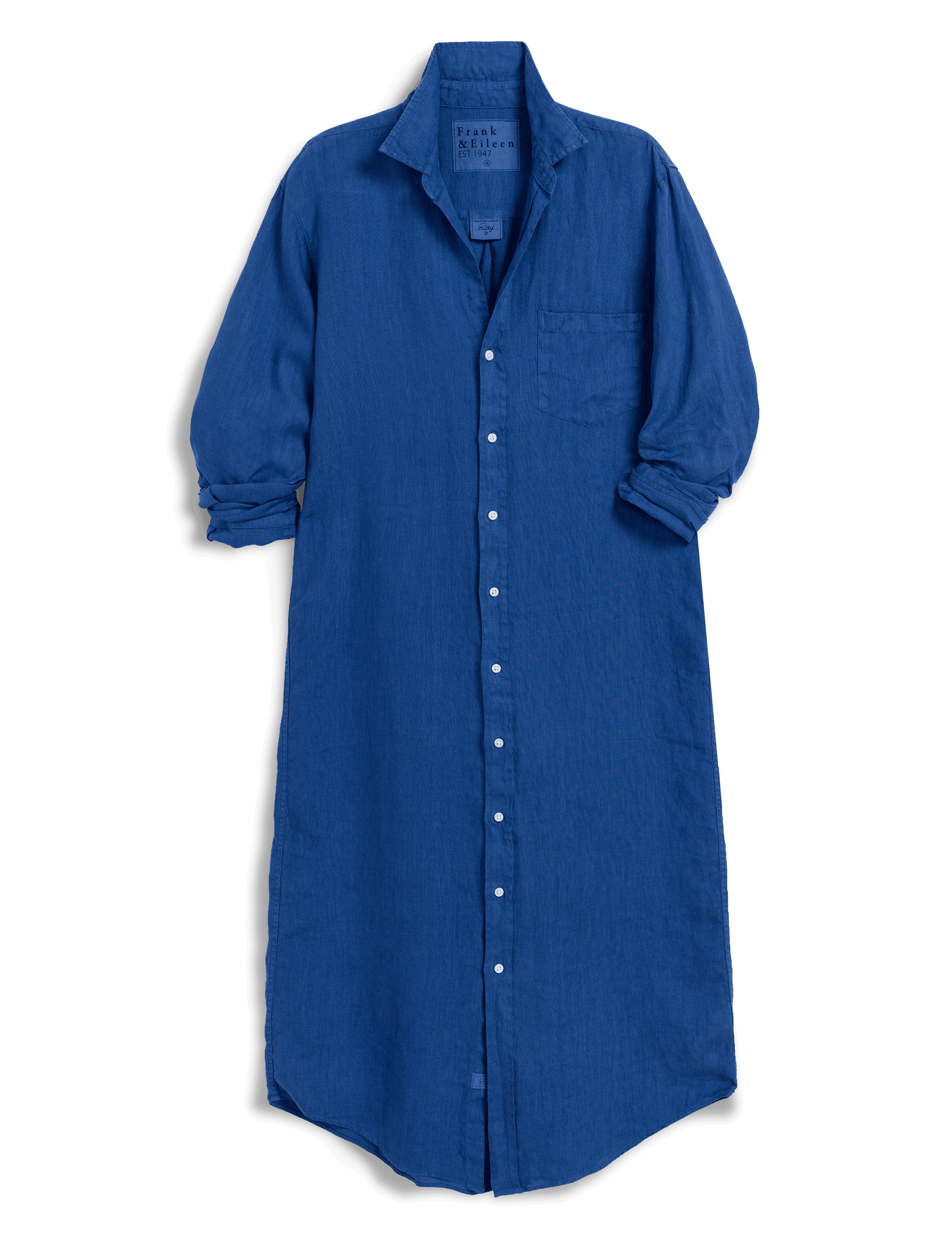RORY Cabo Blue, Washed Linen, view 4
