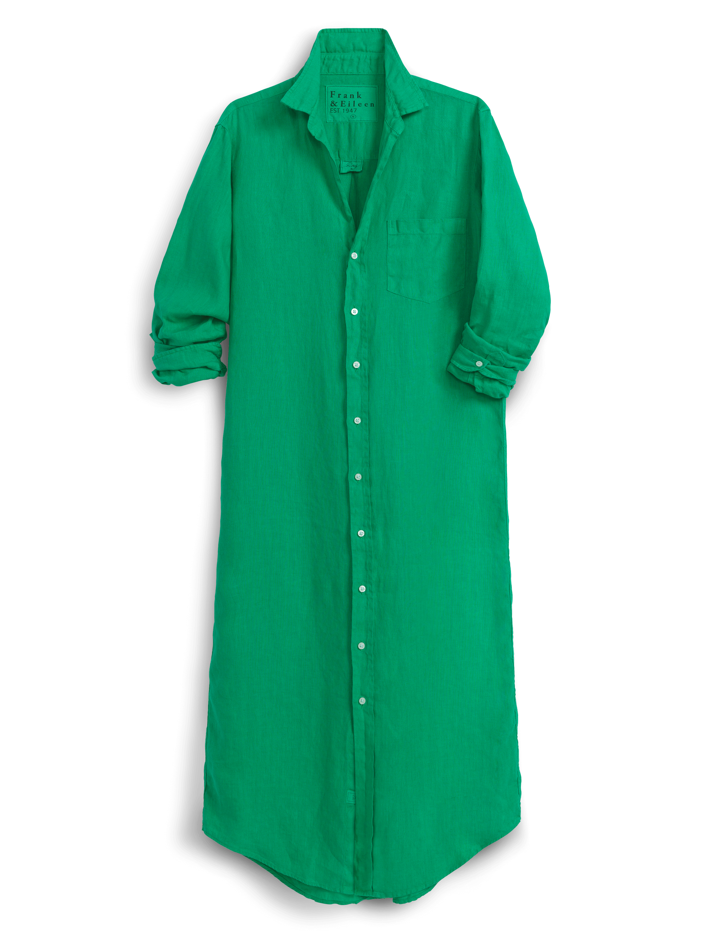 RORY Kelly Green, Washed Linen