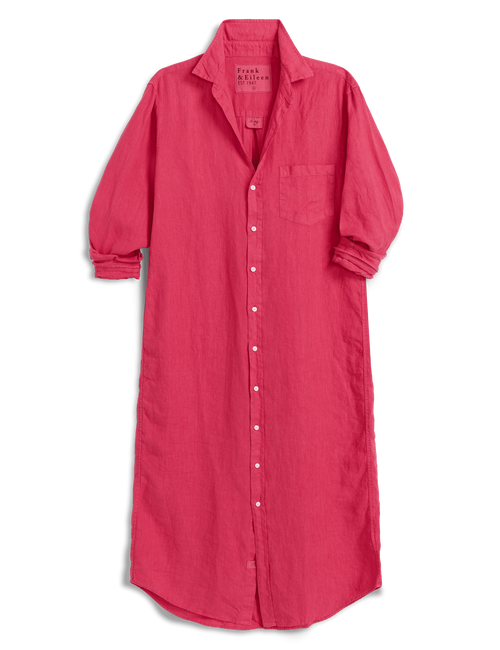 RORY Raspberry, Washed Linen, view 4