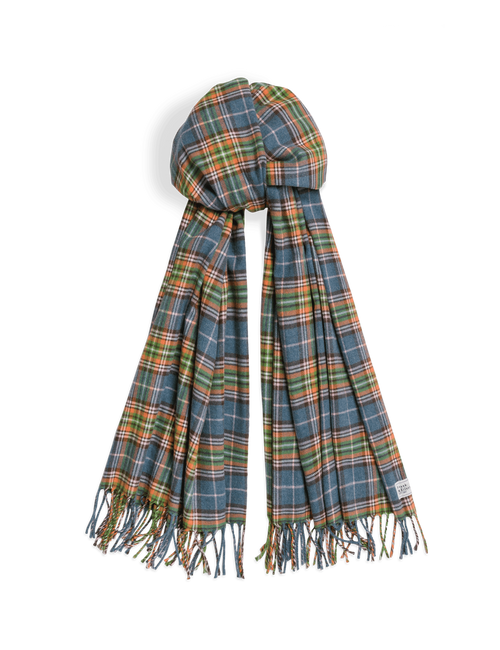 NOELLE Orange and Green with Blue Plaid, view 4