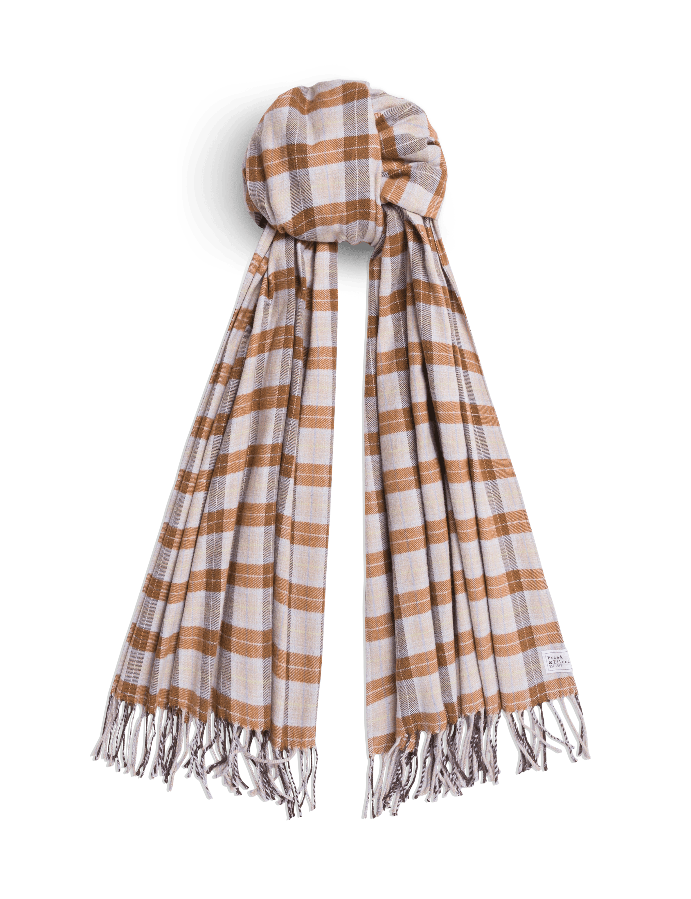 NOELLE Gray and Brown Plaid