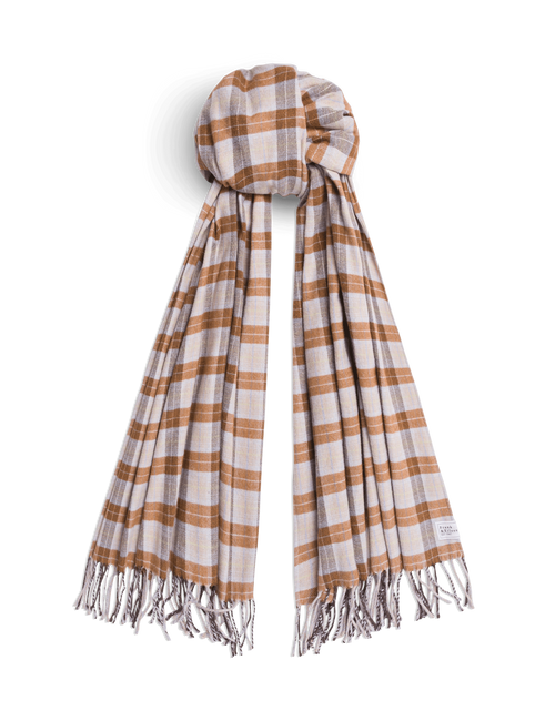 NOELLE Gray and Brown Plaid, view 4