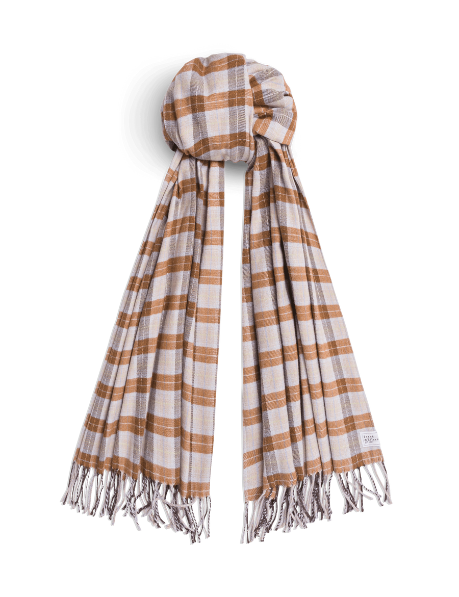 NOELLE Gray and Brown Plaid