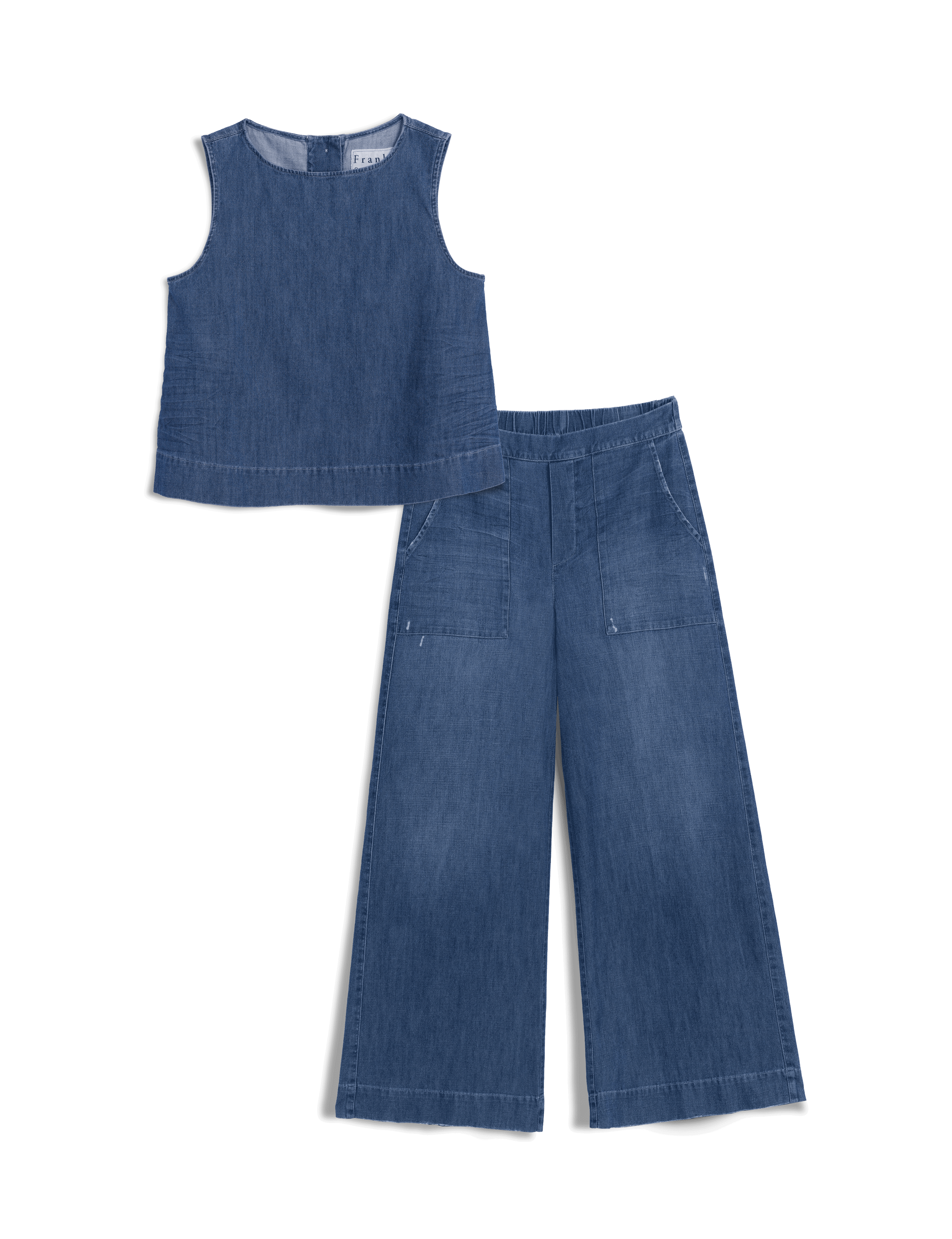 COMO GETAWAY SET Distressed Indigo Wash, view 4
