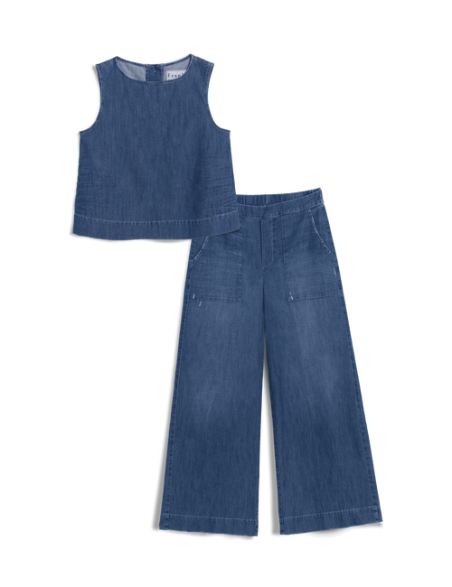 COMO GETAWAY SET Distressed Indigo Wash, view 4