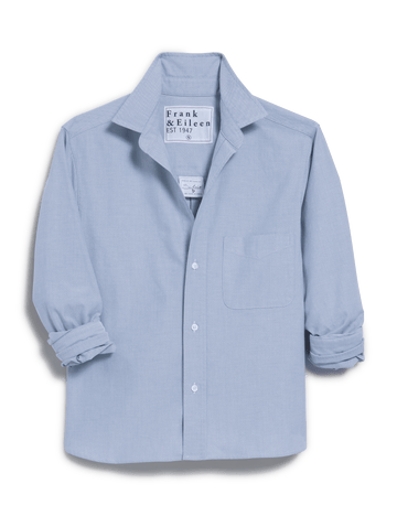 SILVIO Indigo, Italian Brushed Oxford