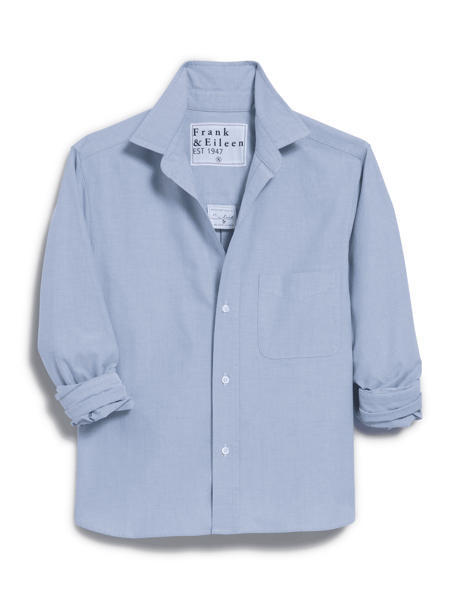 SILVIO Indigo, Italian Brushed Oxford