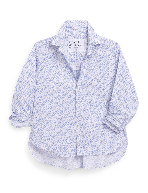 SILVIO Tiny Flowers, Italian Cotton, front view