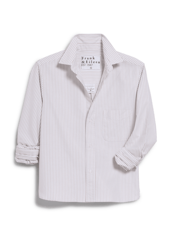 SILVIO Tan Stripe, Italian Brushed Oxford